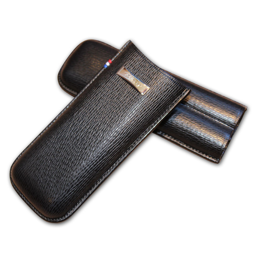 ST Dupont Cigar Leather case - up to 52 ring gauge size - fits 2 cigars